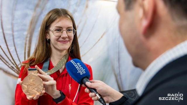 Martyna Boguszewicz. Fot. Robert Stachnik [Radio Szczecin] Podsumowanie startów w IO sportowców głuchych Korony [ZDJĘCIA]