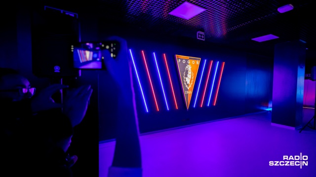 Fot. Robert Stachnik [Radio Szczecin] Pogoń Szczecin ma nowy tunel, którego projekt wybrali kibice [WIDEO, ZDJĘCIA]