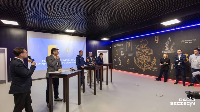 Fot. Robert Stachnik [Radio Szczecin] Pogoń Szczecin ma nowy tunel, którego projekt wybrali kibice [WIDEO, ZDJĘCIA]