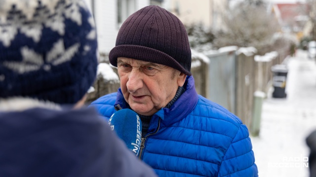 Fot. Robert Stachnik [Radio Szczecin] Lód wszędzie, a soli w sklepach zaczyna brakować [ZDJĘCIA]