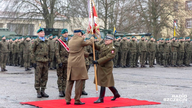Fot. Robert Stachnik [Radio Szczecin] 12. Brygada Zmechanizowana ma nowego dowódcę [WIDEO, ZDJĘCIA]