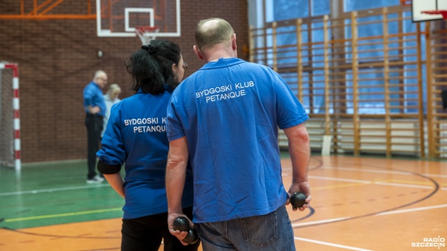 Fot. Kamila Kozioł [Radio Szczecin] "Bule do wiosny." Rozgrywka w hali OSiR-u [WIDEO, ZDJĘCIA]