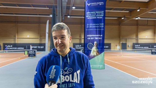 Andrzej Czyż. Fot. Robert Stachnik [Radio Szczecin] SKT Szczecin współpracuje z Akademią Rafaela Nadala [ZDJĘCIA]