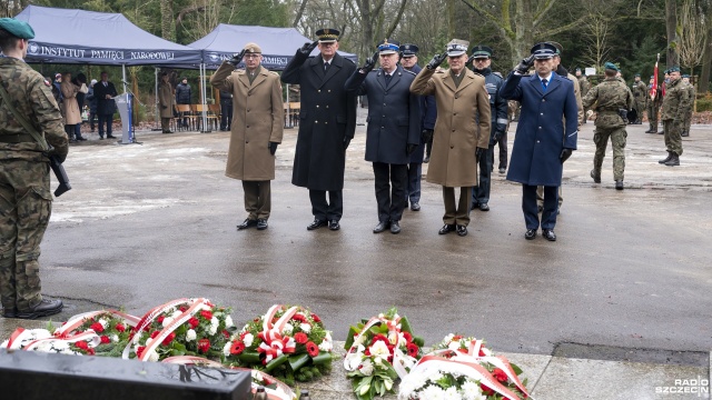 Fot. Kamila Kozioł [Radio Szczecin] Szczecin uczcił pamięć Żołnierzy AK [ZDJĘCIA, WIDEO]