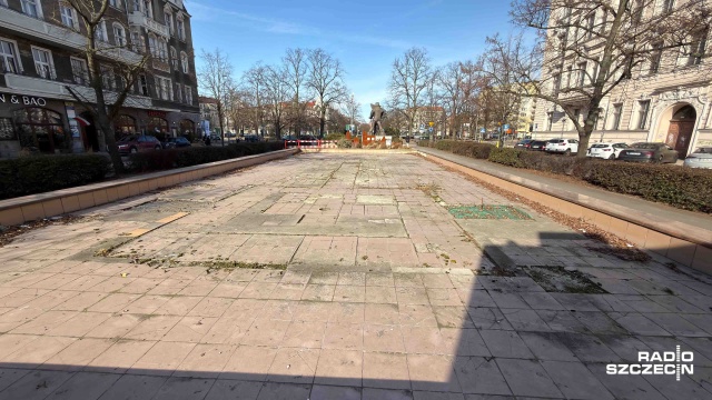 Fot. Robert Stachnik [Radio Szczecin] Aleja Fontann przejdzie wyczekiwany latami remont [WIDEO, ZDJĘCIA]