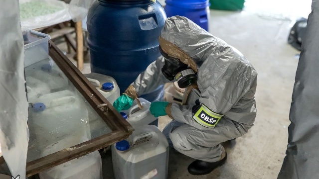 Fot. Centralne Biuro Śledcze Policji CBŚP i Policja Ukrainy rozbiły międzynarodową siatkę narkotykową [WIDEO, ZDJĘCIA]