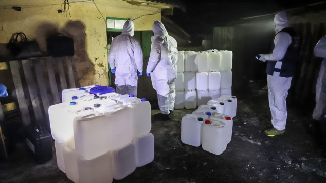 Fot. Centralne Biuro Śledcze Policji CBŚP i Policja Ukrainy rozbiły międzynarodową siatkę narkotykową [WIDEO, ZDJĘCIA]