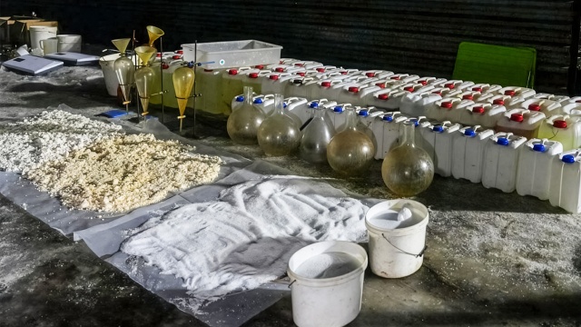 Fot. Centralne Biuro Śledcze Policji CBŚP i Policja Ukrainy rozbiły międzynarodową siatkę narkotykową [WIDEO, ZDJĘCIA]