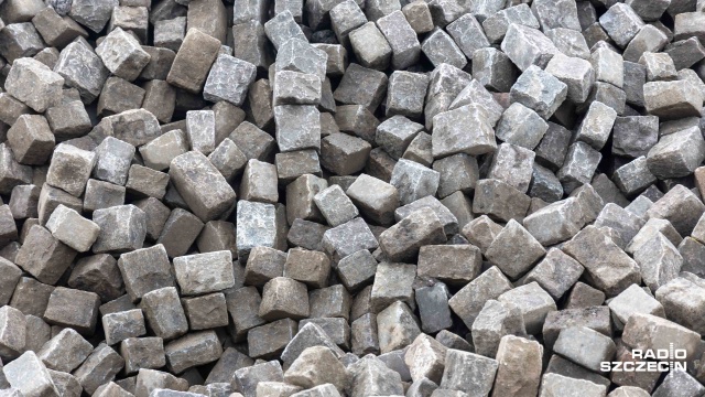 Fot. Robert Stachnik [Radio Szczecin] Kontrowersje wokół remontu alei Jana Pawła II. Ustalenia Radia Szczecin [ZDJĘCIA]