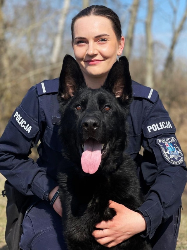 Fot. KPP w Myśliborzu Pies odnalazł zaginionego