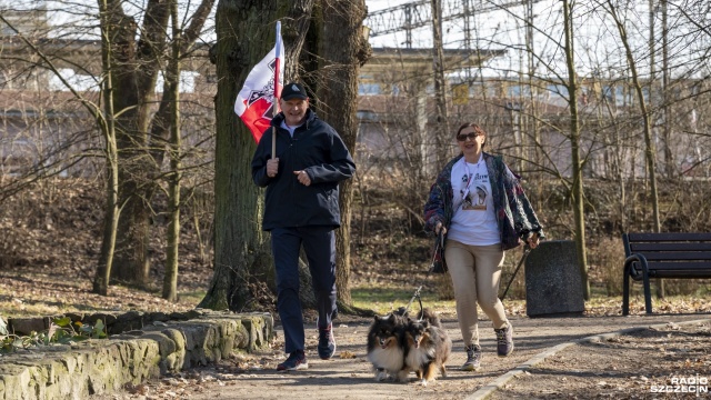Fot. Kamila Kozioł [Radio Szczecin] Przebiegli symboliczny dystans, aby oddać hołd Wyklętym [WIDEO, ZDJĘCIA]