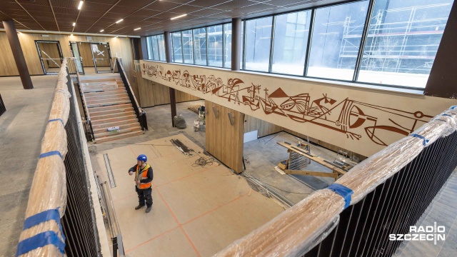 Fot. Robert Stachnik [Radio Szczecin] Nowy SDS prawie gotowy. "Mamy tutaj XXI wiek" [WIDEO, ZDJĘCIA]