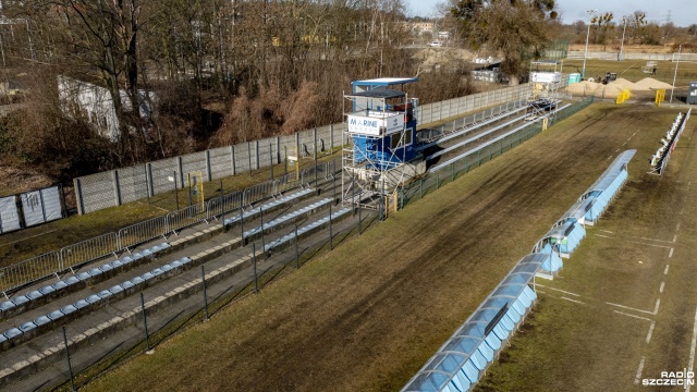 Fot. Wojciech Ochrymiuk [Radio Szczecin] Radni za przebudową stadionu Świtu Szczecin [WIDEO, ZDJĘCIA]