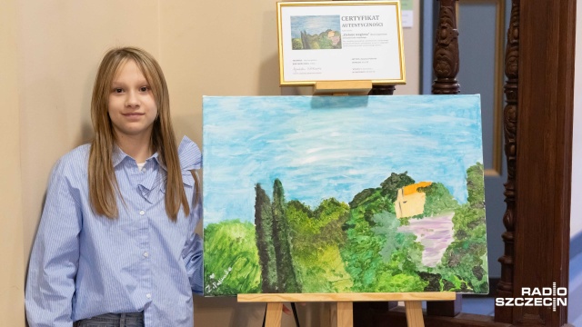 Fot. Robert Stachnik [Radio Szczecin] Pierwsza prawdziwa wystawa zdolnych uczniów szczecińskiej podstawówki [ZDJĘCIA]