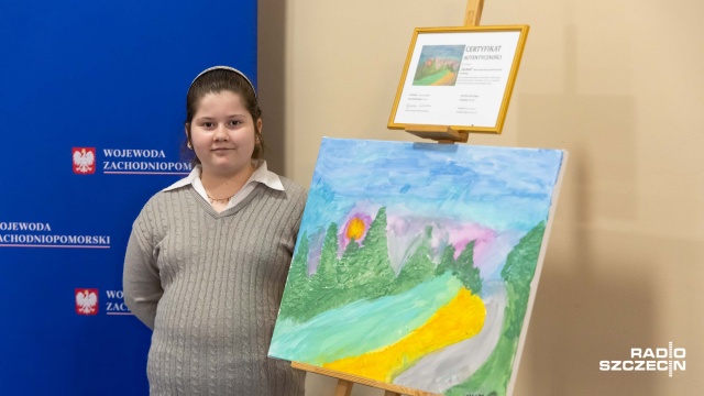 Fot. Robert Stachnik [Radio Szczecin] Pierwsza prawdziwa wystawa zdolnych uczniów szczecińskiej podstawówki [ZDJĘCIA]