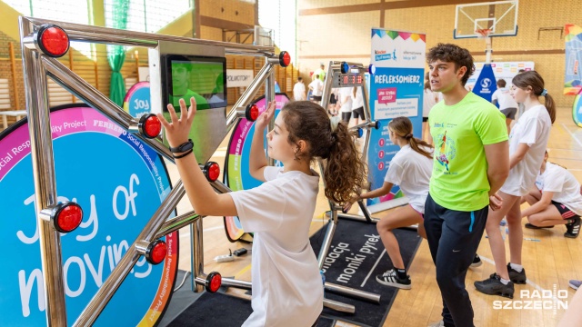Fot. Robert Stachnik [Radio Szczecin] Monika Pyrek z alternatywną lekcją WF-u [WIDEO, ZDJĘCIA]