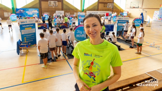 Fot. Robert Stachnik [Radio Szczecin] Monika Pyrek z alternatywną lekcją WF-u [WIDEO, ZDJĘCIA]