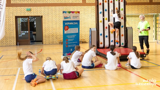Fot. Robert Stachnik [Radio Szczecin] Monika Pyrek z alternatywną lekcją WF-u [WIDEO, ZDJĘCIA]