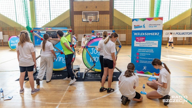 Fot. Robert Stachnik [Radio Szczecin] Monika Pyrek z alternatywną lekcją WF-u [WIDEO, ZDJĘCIA]