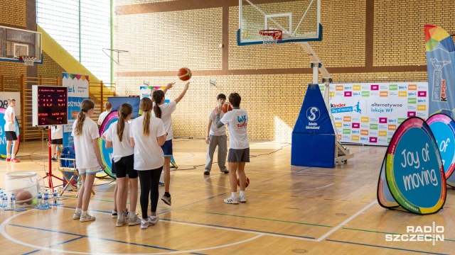 Fot. Robert Stachnik [Radio Szczecin] Monika Pyrek z alternatywną lekcją WF-u [WIDEO, ZDJĘCIA]