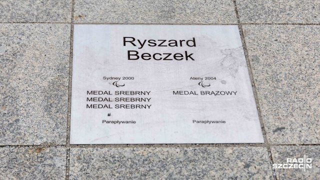 Aleja Gwiazd Szczecińskiego Sportu. Fot. Robert Stachnik [Radio Szczecin] Aleja Gwiazd Szczecińskiego Sportu praktycznie gotowa [WIDEO, ZDJĘCIA]
