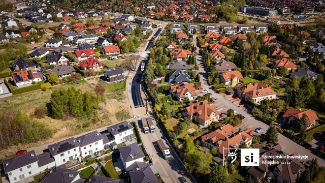 Fot. Szczecińskie Inwestycje Miejskie Trwa asfaltowanie na ul. Północnej [ZDJĘCIA]
