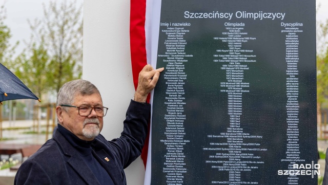 Fot. Robert Stachnik [Radio Szczecin] Aleja Gwiazd Szczecińskiego Sportu oficjalnie odsłonięta [WIDEO, ZDJĘCIA]