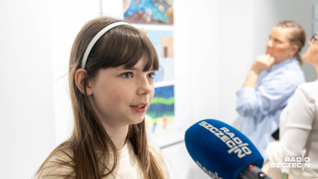 Fot. Robert Stachnik [Radio Szczecin] Artystyczna podróż do Skandynawii - wernisaż wystawy prac młodych artystów [ZDJĘCIA]