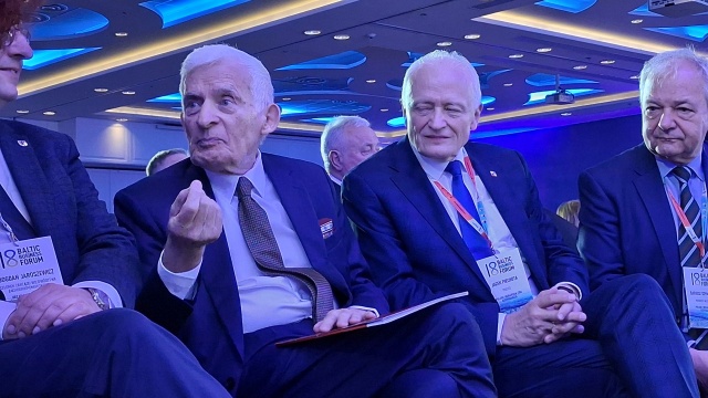 Fot. Joanna Maraszek [Radio Szczecin] Profesor Jerzy Buzek o roli Bałtyku i polskiego offshore