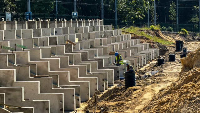 Fot. Wojciech Ochrymiuk [Radio Szczecin] Stadion Arkonii przechodzi "totalną rewolucję" [WIDEO, ZDJĘCIA]
