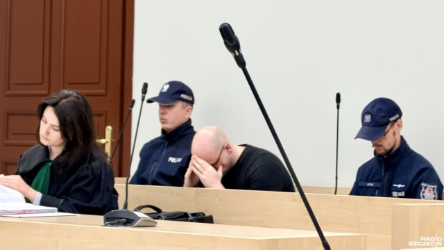 Damian K. Fot. Weronika Łyczywek [Radio Szczecin] Rozpoczął się proces o głośne zabójstwo. Oskarżony przyznał się do winy [ZDJĘCIA]