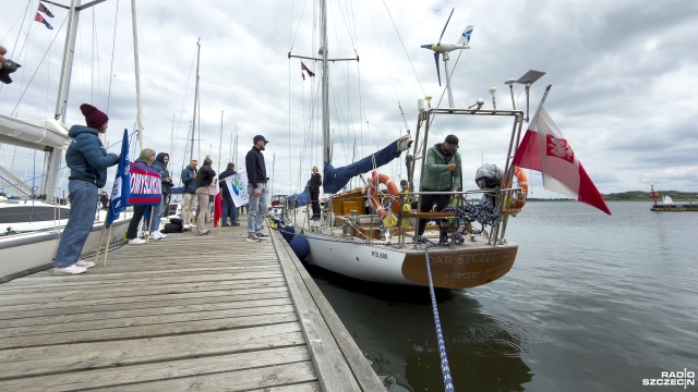 Fot. Maciej Papke [Radio Szczecin] Dar Szczecina obrał kurs na start regat The Tall Ships Races [WIDEO, ZDJĘCIA]