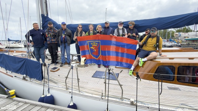 Fot. Maciej Papke [Radio Szczecin] Dar Szczecina obrał kurs na start regat The Tall Ships Races [WIDEO, ZDJĘCIA]