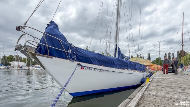 Fot. Maciej Papke [Radio Szczecin] Dar Szczecina obrał kurs na start regat The Tall Ships Races [WIDEO, ZDJĘCIA]