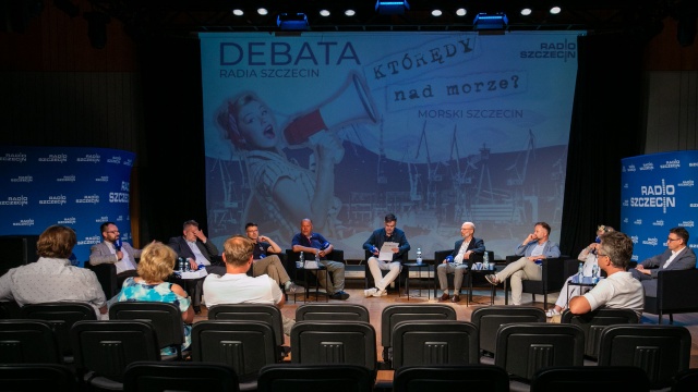 Fot. Weronika Łyczywek [Radio Szczecin] "Którędy nad morze?" debata o "morskości" Szczecina [WIDEO, ZDJĘCIA]