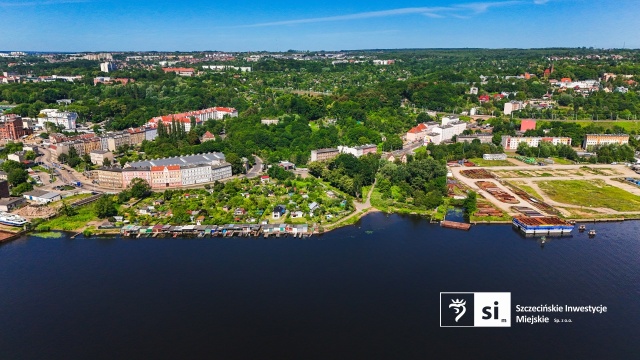 Fot. UM Szczecin Rekreacja nad Odrą. Nowy punkt w Szczecinie [ZDJĘCIA]