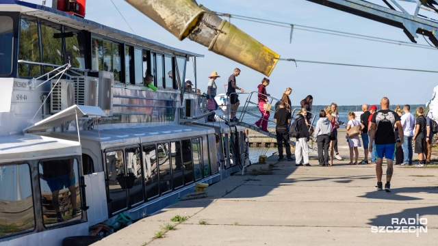 Fot. Robert Stachnik [Radio Szczecin] Tramwajem wodnym do Świnoujścia wydłużoną trasą [ZDJĘCIA]