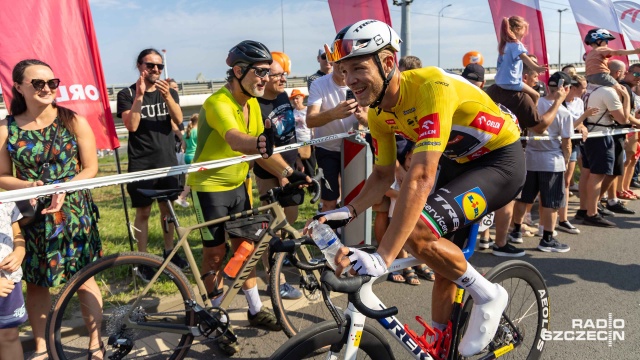 Fot. Robert Stachnik [Radio Szczecin] Tour de Pologne. 9. miejsce M. Bogusławskiego, znowu wygrał J. Milan [ZDJĘCIA, RELACJA]