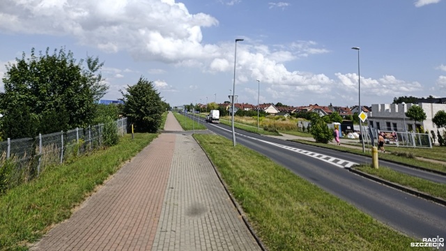 Obwodnica północna Stargardu. Fot. Kacper Narodzonek [Radio Szczecin] Pierwsze odcinki obwodnicy północnej Stargardu już gotowe [ZDJĘCIA]