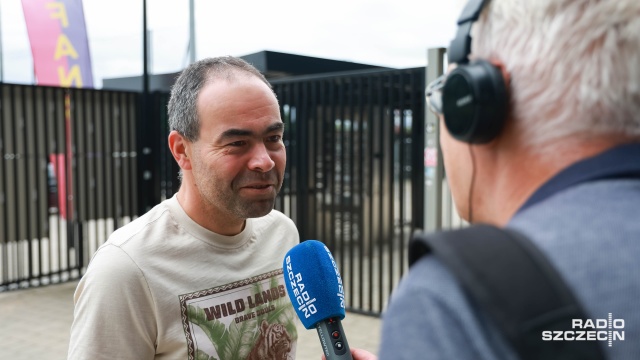Fot. Robert Stachnik [Radio Szczecin] Kibice Pogoni pozytywnie nastawieni przed meczem ze Śląskiem w Pucharze Polski [ZDJĘCIA]