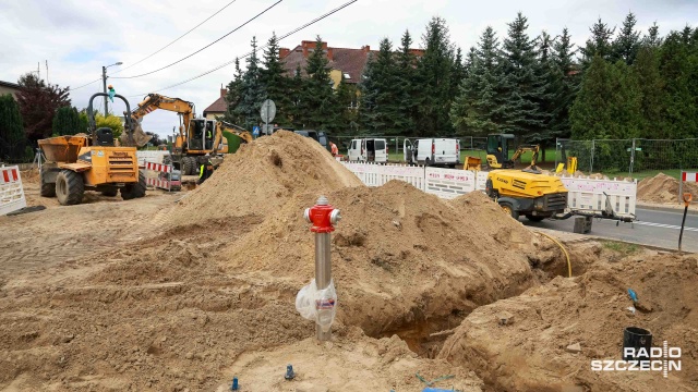 Fot. Robert Stachnik [Radio Szczecin] Zmiany drogowe na ulicy Andersena [ZDJĘCIA]