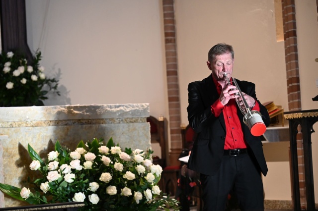 Roman Gryń – trębacz. Fot. Jan Koprowicz Instrumenty dęte na Festiwalu Grünebergów [ZDJĘCIA]