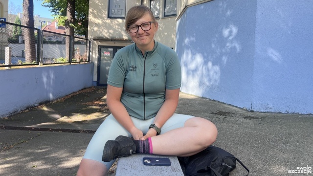 Fot. Małgorzata Gwiazda-Elmerych [Radio Szczecin] Zamierza pokonać 3333 kilometry dookoła Polski w szczytnym celu [ZDJĘCIA]