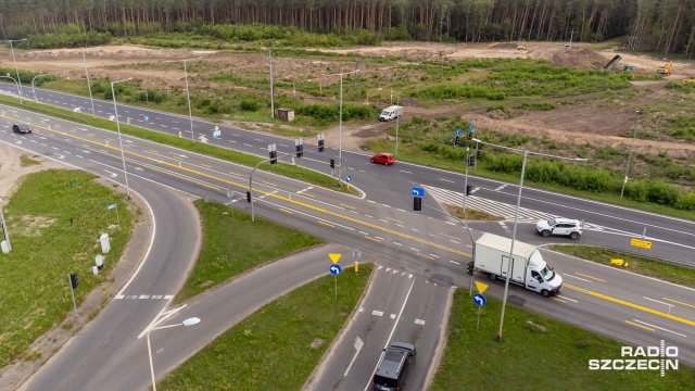 Fot. Robert Stachnik [Radio Szczecin] Zmiany dla kierowców na Szosie Stargardzkiej [ZDJĘCIA]