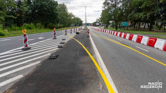 Fot. Robert Stachnik [Radio Szczecin] Zmiany dla kierowców na Szosie Stargardzkiej [ZDJĘCIA]