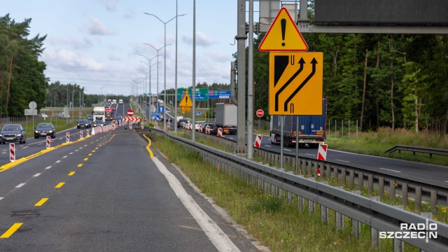 Fot. Robert Stachnik [Radio Szczecin] Zmiany dla kierowców na Szosie Stargardzkiej [ZDJĘCIA]