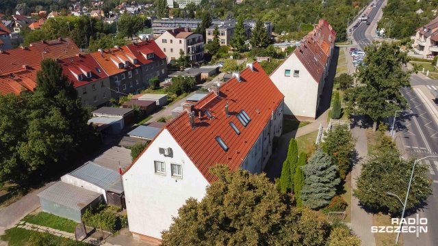 Fot. Robert Stachnik [Radio Szczecin] Ewakuacja budynku przy ulicy Hożej [ZDJĘCIA]