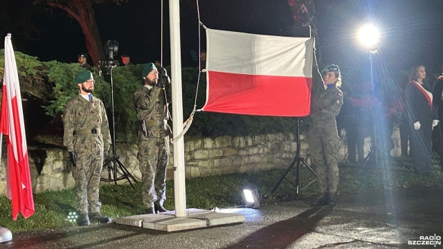 Fot. Kacper Narodzonek [Radio Szczecin] W Stargardzie upamiętniono początek II wojny światowej [ZDJĘCIA]