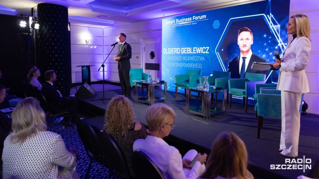 Fot. Robert Stachnik [Radio Szczecin] Eksperci dyskutują o racjonalnym użyciu sztucznej inteligencji. Trwa Smart Business Forum 2026 [ZDJĘCIA]