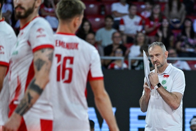 Fot. PAP/Darek Delmanowicz Polscy siatkarze w ćwierćfinale ME [ZDJĘCIA]